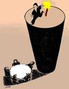 Cartoon: dangerous situations (small) by Medi Belortaja tagged terror,terrorism,man,people,explosive,bomb,help