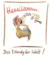 Cartoon: Erstes Handy (small) by Riemann tagged handy,telefon,cell,phone,digital,technologie,george,riemann