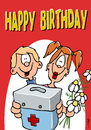 Cartoon: Happy Birthday 2 (small) by luftzone tagged birthday,geburtstag,glückwunsch,junge,mädchen,boy,girl,arztkoffer,kamille,feiern,glückwünsche,gesundheit,medizin