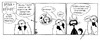 Cartoon: Kater und Köpcke - Nagel IV (small) by badham tagged kater hammel badham köpcke hammer nagel frog bewitched kiss princess studio nail tool werkzeug yoga instructor friendliness freundlichkeit