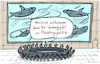 Cartoon: EU Flüchtlingsgipfel (small) by kittihawk tagged kittihawk,2015,eu,sondergipfel,flüchtlingspolitik,regierungschefs,konferenz,aquarium,haie,becken,panzerglas,unter,wasser,herzlich,willkommen