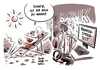 Cartoon: Stresstest (small) by Schwarwel tagged stresstest,bank,banken,deutsche,commerzbank,karikatur,schwarwel