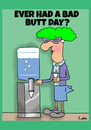 Cartoon: Bad Butt Day (small) by The Nuttaz tagged secretary,funny,cartoon,for,the,office,of,worker,humour,work,water,cooler,bad,hair,day,workplace,ageing,well,getting,old,grandma,weight,watchers,slimming,big,bum,diet,humor