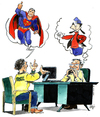 Cartoon: Job interview (small) by jean gouders cartoons tagged job,interview,jean,gouders,competence