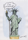 Cartoon: Liberty (small) by Otilia Bors tagged otilia,bors