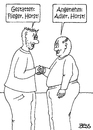Cartoon: Gestatten... (small) by besscartoon tagged männer,name,adlerhorst,fliegerhorst,bess,besscartoon