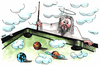 Cartoon: Glücksspiel (small) by besscartoon tagged himmel,gott,katholisch,religion,evolution,billard,planeten,bess,besscartoon