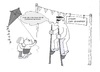 Cartoon: Himmel Privateigentum (small) by Retlaw tagged eigentum