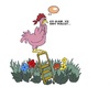 Cartoon: Huhn mit Alzheimer (small) by Retlaw tagged schusselig vergessen überarbeitet