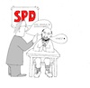 Cartoon: möchtegernkanzler Schulz (small) by Retlaw tagged zulassungskommission wahlversprechen