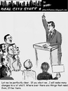 Cartoon: politico speak (small) by optimystical tagged politics,candidate,speech,promise,declaration,campaign,doubletalk