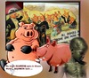Cartoon: Schwein sein (small) by eCollage tagged egoismus,gier,kapitalismus,faschismus