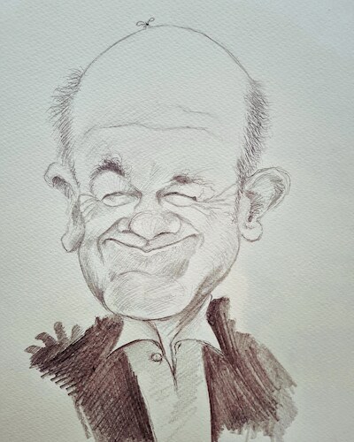 Cartoon: Olaf Scholz (medium) by Mario Schuster tagged olaf,scholz,spd,politik,wahl,mario,schuster