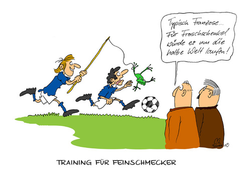 Cartoon: WM-Cartoon Frankreich (medium) by Mario Schuster tagged france,karikatur,caricature,worldcup,wm,football,soccer,fußball