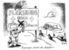 Cartoon: Ramsauer schockt die Autofahrer (small) by Mario Schuster tagged karikatur,cartoon,mario,schuster,ramsauer,auto,führerschein,flensburg,politik