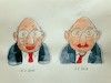 Cartoon: Zeitenwende für Martin Schulz (small) by Mario Schuster tagged martin,schulz,angela,merkel,groko,politik,spd,cdu