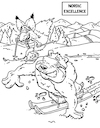 Cartoon: Adaptive Spirit Coloring Book p6 (small) by karlwimer tagged adaptive,spirit,paralympics,skiing,nordic,coloring,book,korea