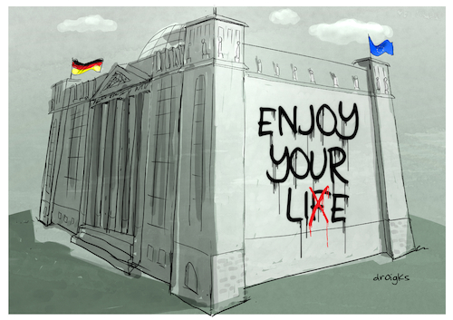 Cartoon: Enjoy Your Lie (medium) by droigks tagged politik,bundesrepublik,deutschland,bundestag,reichstag,droigks,abgeordnete,lügen,unwahrheiten,wahlversprechen,wendehals,verrat,wählerwille,missachtung,lügenbolde,pinocchios,erstunken,erlogen,nebelkerze,irreführung,inkompetenz,politik,bundesrepublik,deutschland,bundestag,reichstag,droigks,abgeordnete,lügen,unwahrheiten,wahlversprechen,wendehals,verrat,wählerwille,missachtung,lügenbolde,pinocchios,erstunken,erlogen,nebelkerze,irreführung,inkompetenz