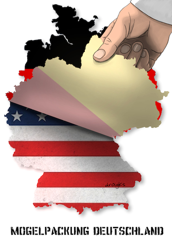 Cartoon: Mogelpackung (medium) by droigks tagged deutschland,usa,amerika,weltmacht,besatzung,bundesrepublik,vasall,vereinigten,staaten,interessen,us,primacy,grand,strategy,vasallenstaat,droigks,atlantik,brücke,european,council,on,foreign,relations,aspen,institut,atlantic,truppenstationierung,souveränität,vormundschaft,militärstützpunkte,atomwaffen,ramstein,deutschland,usa,amerika,weltmacht,besatzung,bundesrepublik,vasall,vereinigten,staaten,interessen,us,primacy,grand,strategy,vasallenstaat,droigks,atlantik,brücke,european,council,on,foreign,relations,aspen,institut,atlantic,truppenstationierung,souveränität,vormundschaft,militärstützpunkte,atomwaffen,ramstein