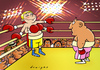 Cartoon: Echtes Naturtalent (small) by droigks tagged boxen,boxer,kampfsport,gendefekt,genetik,durga,mehrarmig,chancenlos,boxring,droigk,droigks