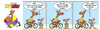 Cartoon: KenGuru falsche Vorstellung (small) by droigks tagged fahrrad friedhof sorge droigks känguru sterben tod tot opa enkel