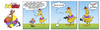 Cartoon: KenGuru Stubenarrest (small) by droigks tagged känguru stubenarrest fussball pädagogik erziehung strafe droigks hausarrest schiessen