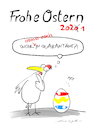 Cartoon: Ostern 2021 (small) by droigks tagged cartoon,comic,ostern,quarantäne,covid,lockdown,shutdown,infektion,welle,schutzmassnahmen