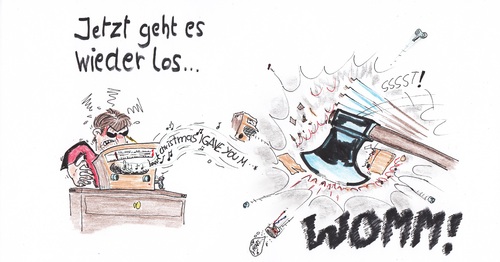 Cartoon: Vorweihnachtszeit im Radio (medium) by Tom13thecat tagged kultur,medien