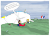 Cartoon: Der Verdrängungskünstler (small) by darkplanet tagged segeln,jolle,regatta,kenterung,ausrede,euphemismus,steuerfrau,vorschoter,spinaker
