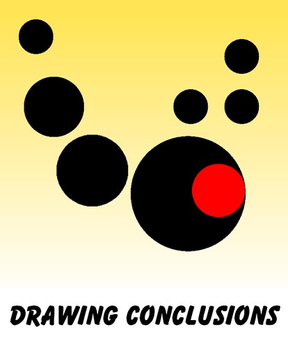 Cartoon: Drawing Conclusions (medium) by Tzod Earf tagged period,conclusion,minimalism,red,black,yellow,white,visual,metaphor,justin,bieber