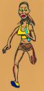 Cartoon: Allyson Felix (small) by Tzod Earf tagged caricature,sprinter,allyson,felix