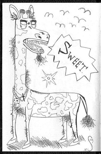 Cartoon: sweet (medium) by XombieLarry tagged sweet,giraffe