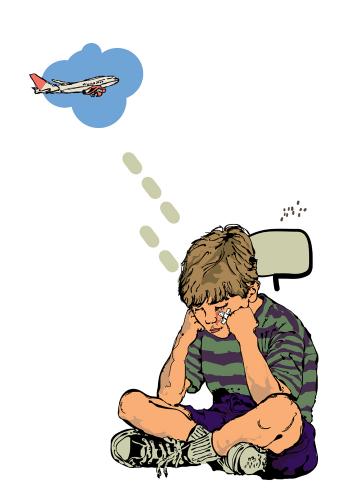 Cartoon: avion (medium) by javiflu66 tagged good,boy,bad,thoughts