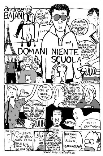 Cartoon: andrea bajani (medium) by marco petrella tagged teen,agers