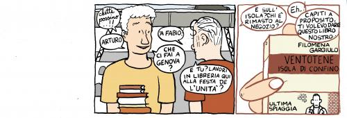 Cartoon: k (medium) by marco petrella tagged ventotene