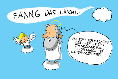 Cartoon: karel gott (medium) by leopold maurer tagged karel,gott,tod,himmel,lied,karel,gott,tod,himmel,lied