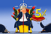 Cartoon: Nato-Gipfel (small) by leopold maurer tagged nato,gipfel,rutte,denhaag,europa,usa,rüstung,waffen,ausgaben,fünf,prozent,schmeichelei,präsident,trump,könig,ukraine,krieg,verteidigung,leopold,maurer,cartoon,karikatur