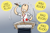Cartoon: Regierungserklärung (small) by leopold maurer tagged regierungserklärung,bundestag,merz,kanzler,anstrengung,alle,staatsbürger,koalition,debüt,pauke,galeere,trommler,anfeuern,migration,krieg,ukraine,grenze,rede,friedrich,cdu,csu,spd,leopold,maurer,karikatur,cartoon