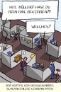 Cartoon: schrankenlose Kommunikation (small) by leopold maurer tagged kommunikation,großraumbüro,kollege,mailverkehr