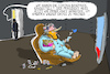 Cartoon: trump arbeitet hart (small) by leopold maurer tagged trump,usa,corona,hart,arbeiten