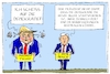 Cartoon: trump und pence (small) by leopold maurer tagged usa,trump,pence,präsident,verharmlosung,demokratie,antidemokratisch