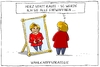 Cartoon: wahlkampfstrategie (small) by leopold maurer tagged merkel,kanzlerkandidatur,herz,raute,wahlkampf