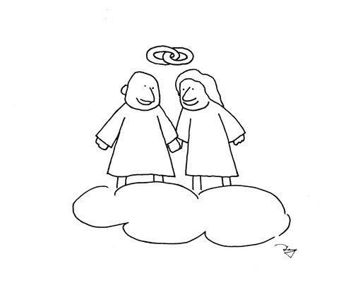 Cartoon: couple (medium) by TTT tagged tang,couple