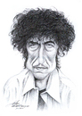 Cartoon: Bob Dylan (small) by Stefan Kahlhammer tagged bob,dylan,karikatur,kahlhammer,bleistift,zeichnung,drawing,pencil,flankale,flankalan,caricature