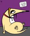 Cartoon: scoot - it itches (small) by ericHews tagged copyright,2008,erichews,dog,chihuahua,with,an,itchy,butt,puppy,puppies,dogs,comic,webcomic,toon,cartoon,black,white,drawing,illustration,fun,funny,humor,life,observations,boy,girl,party,people,are,generally,boobs