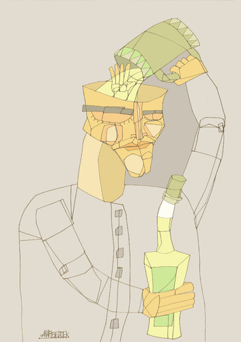 Cartoon: Addiction (medium) by omar seddek mostafa tagged addiction