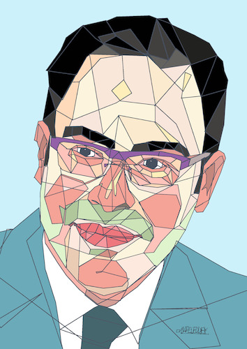 Cartoon: Sherif Arif (medium) by omar seddek mostafa tagged sherif,arif