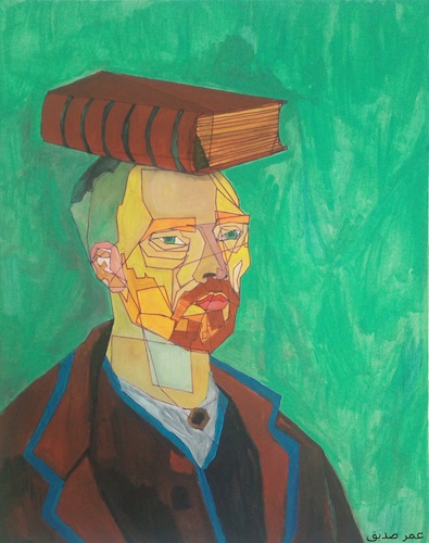 Cartoon: Van Gogh (medium) by omar seddek mostafa tagged van,gogh