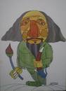 Cartoon: Artist George Bahgoury (small) by omar seddek mostafa tagged artist,george,bahgoury