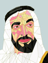 Cartoon: Sheikh Zayed (small) by omar seddek mostafa tagged zayed